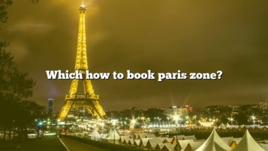 Which how to book paris zone?