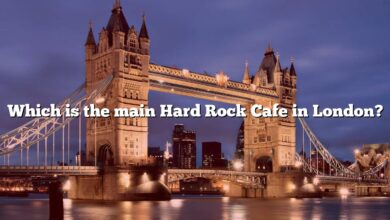 Which is the main Hard Rock Cafe in London?