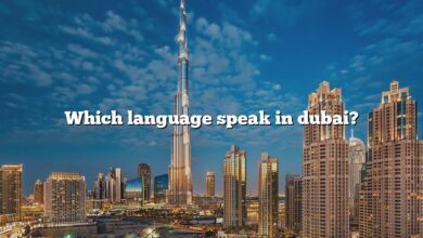 Which language speak in dubai?