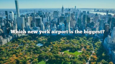 Which new york airport is the biggest?