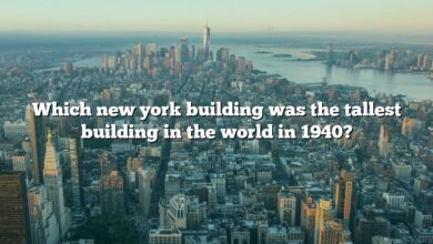 Which new york building was the tallest building in the world in 1940?