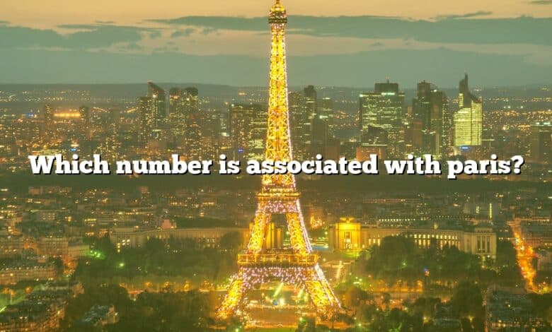 Which number is associated with paris?