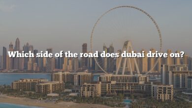 Which side of the road does dubai drive on?