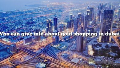 Who can give info about gold shopping in dubai?
