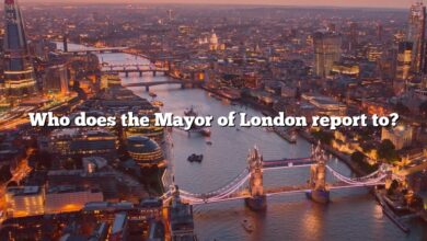Who does the Mayor of London report to?