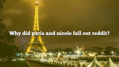 Why did paris and nicole fall out reddit?