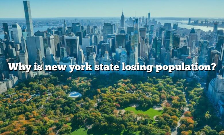 Why is new york state losing population?