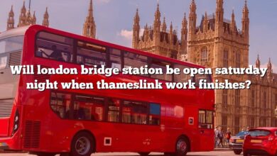Will london bridge station be open saturday night when thameslink work finishes?