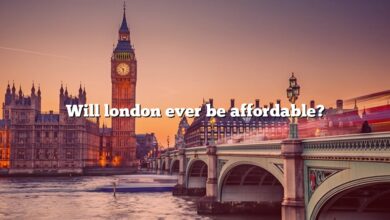 Will london ever be affordable?