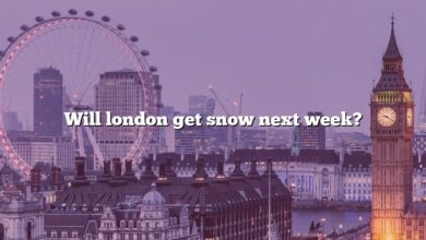 Will london get snow next week?