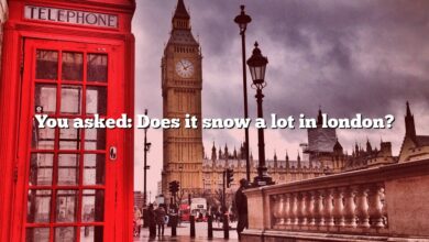You asked: Does it snow a lot in london?