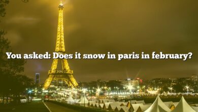 You asked: Does it snow in paris in february?