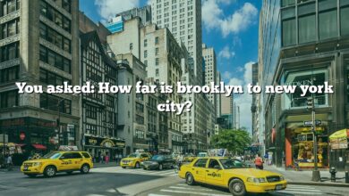 You asked: How far is brooklyn to new york city?