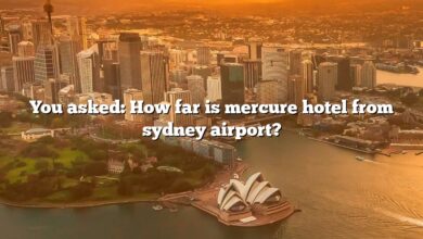 You asked: How far is mercure hotel from sydney airport?