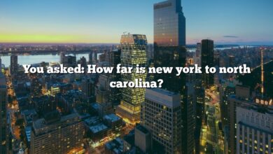 You asked: How far is new york to north carolina?