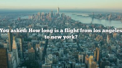 You asked: How long is a flight from los angeles to new york?