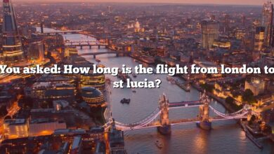 You asked: How long is the flight from london to st lucia?