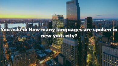 You asked: How many languages are spoken in new york city?