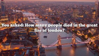 You asked: How many people died in the great fire of london?