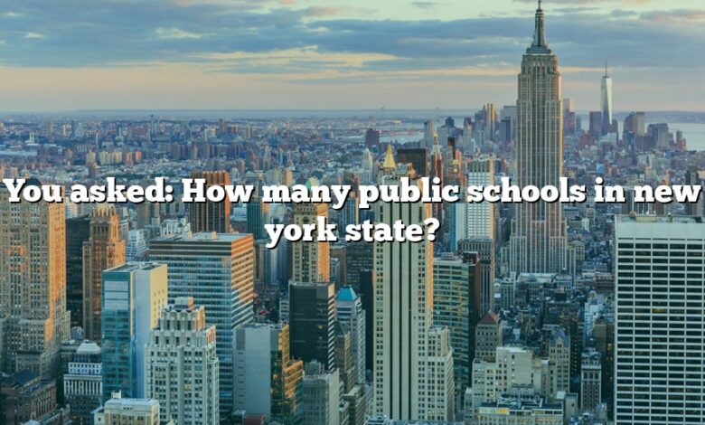 You asked: How many public schools in new york state?