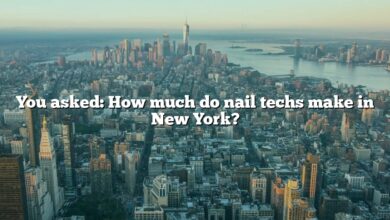 You asked: How much do nail techs make in New York?
