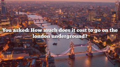 You asked: How much does it cost to go on the london underground?