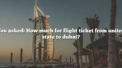 You asked: How much for flight ticket from united state to dubai?