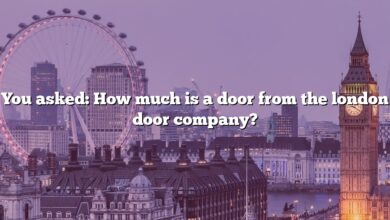 You asked: How much is a door from the london door company?
