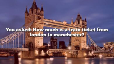 You asked: How much is a train ticket from london to manchester?