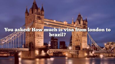 You asked: How much is visa from london to brazil?
