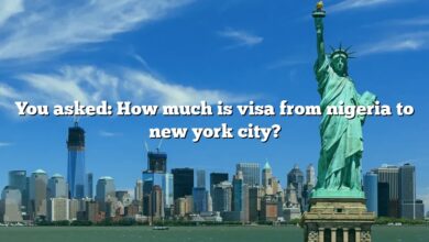 You asked: How much is visa from nigeria to new york city?