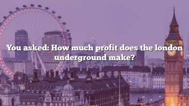 You asked: How much profit does the london underground make?
