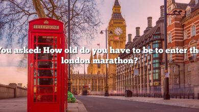 You asked: How old do you have to be to enter the london marathon?