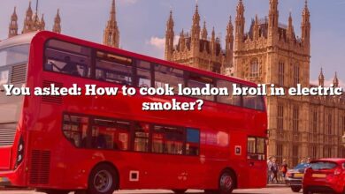 You asked: How to cook london broil in electric smoker?