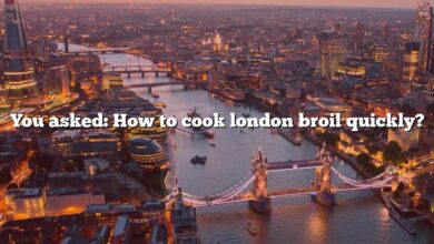 You asked: How to cook london broil quickly?