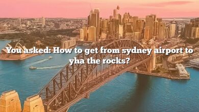 You asked: How to get from sydney airport to yha the rocks?
