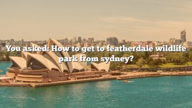 You asked: How to get to featherdale wildlife park from sydney?