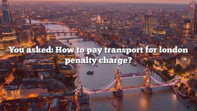 You asked: How to pay transport for london penalty charge?