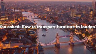 You asked: How to transport furniture in london?