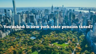 You asked: Is new york state pension taxed?