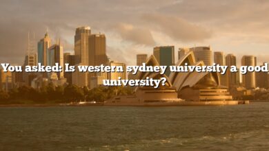 You asked: Is western sydney university a good university?