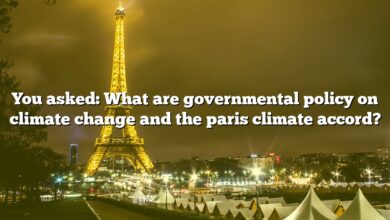 You asked: What are governmental policy on climate change and the paris climate accord?