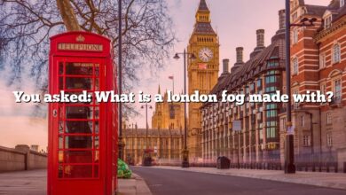 You asked: What is a london fog made with?