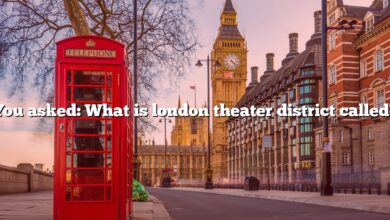 You asked: What is london theater district called?