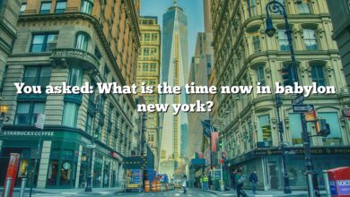 You asked: What is the time now in babylon new york?