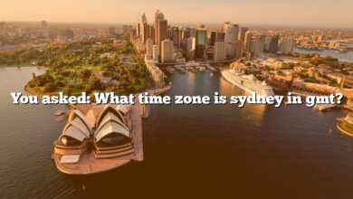 You asked: What time zone is sydney in gmt?