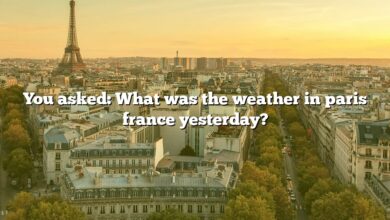 You asked: What was the weather in paris france yesterday?