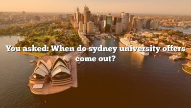 You asked: When do sydney university offers come out?