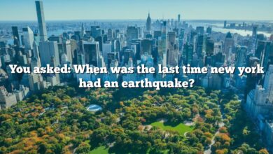 You asked: When was the last time new york had an earthquake?
