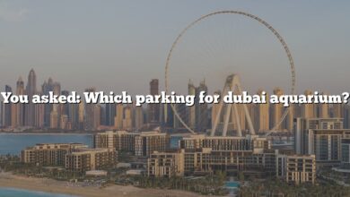 You asked: Which parking for dubai aquarium?